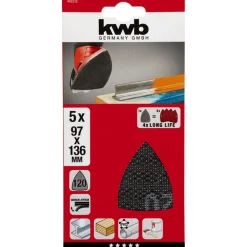 kwb Gitterleinen für Deltaschleifer 97 x 136 mm K120
