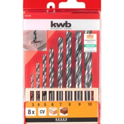 kwb Holzspiralbohrersatz 7 teilig