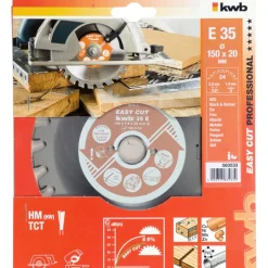 kwb Kreissägeblätter Easy Cut für Handkreissägen Durchmesser 150x20 mm