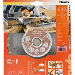 kwb Kreissägeblätter Easy Cut für Handkreissägen Durchmesser 160x20 mm