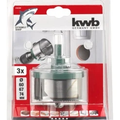 kwb Mehrkranzlochsäge 3 teilig