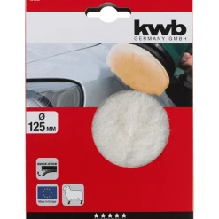 kwb Polierhaube Quick Stick selbsthaftend Lammfell