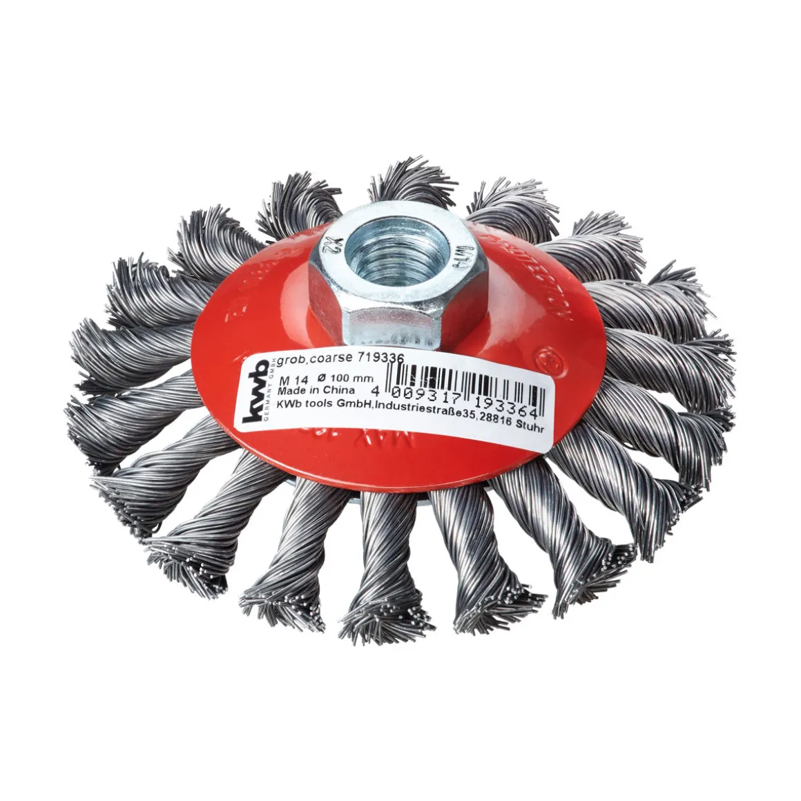 kwb Scheibenbürsten Aggresso-Flex für Einsatz mit Winkelschleifer Durchmesser 100 mm