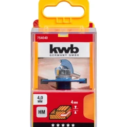 kwb Scheibennutfräser mit Spannschaft 4 mm