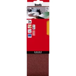 kwb Schleifbänder Holz und Metall 75 x 533 mm K60
