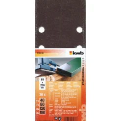 kwb Schleifstreifen Holz und Metall 93 x 230 mm