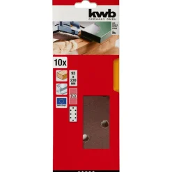 kwb Schleifstreifen Holz und Metall 93 x 230 mm K120