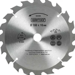 kwb Spanplattensägeblatt für Handkreissäge Durchmesser 160x16 mm