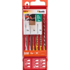 kwb Stichsägeblätter-Set 6 teilig S20