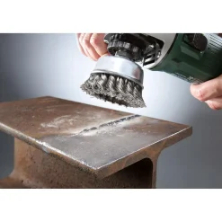 kwb Topfbürsten Aggresso-Flex für Einsatz mit Winkelschleifern 60 mm gezopft