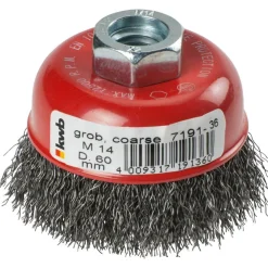 kwb Topfbürsten Aggresso-Flex für Einsatz mit Winkelschleifern 60 mm