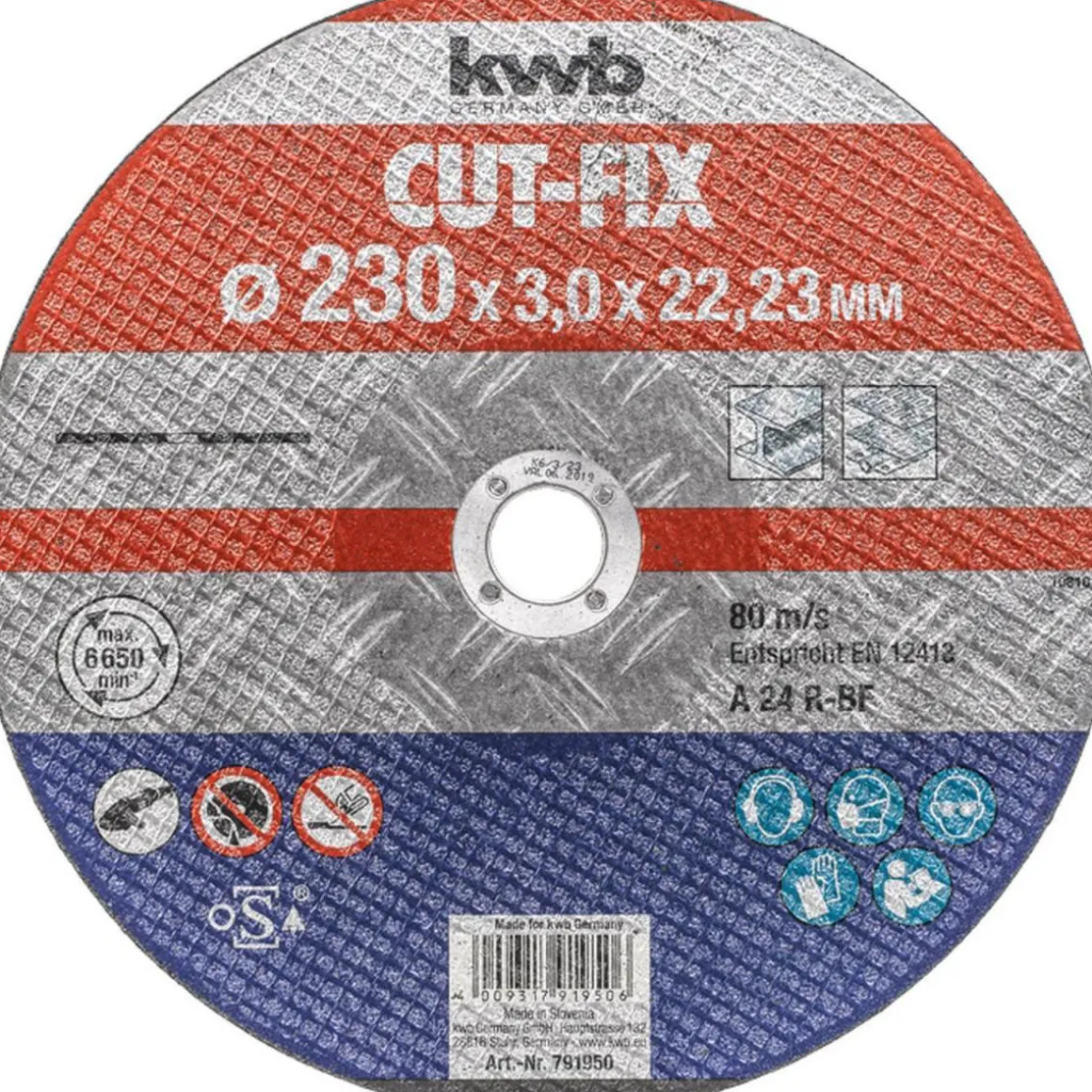 kwb Trennscheibe Cut Fix Metallbearbeitung Durchmesser 230 mm