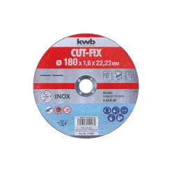 kwb Trennscheibe Cut Fix extra dünn Metallbearbeitung Durchmesser 180 mm