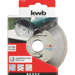 kwb Trennscheiben Aggreso Flex White Line Diamant Durchmesser 115 mm