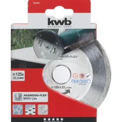 kwb Trennscheiben Aggreso Flex White Line Diamant Durchmesser 125 mm