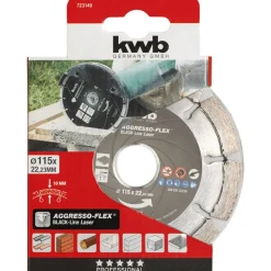 kwb Trennscheiben Aggreso Flex Black Line Diamant Durchmesser 115 mm