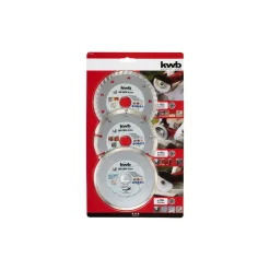 kwb Trennscheiben Diamantsatz 125 mm 3 teilig