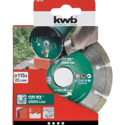 kwb Trennscheiben Diamant Cut-Fix Green-Line Durchmesser 115 mm