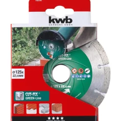 kwb Trennscheiben Diamant Cut-Fix Green-Line Durchmesser 125 mm