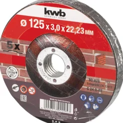 kwb Trennscheiben Steinbearbeitung Durchmesser 125 mm 5 Stück