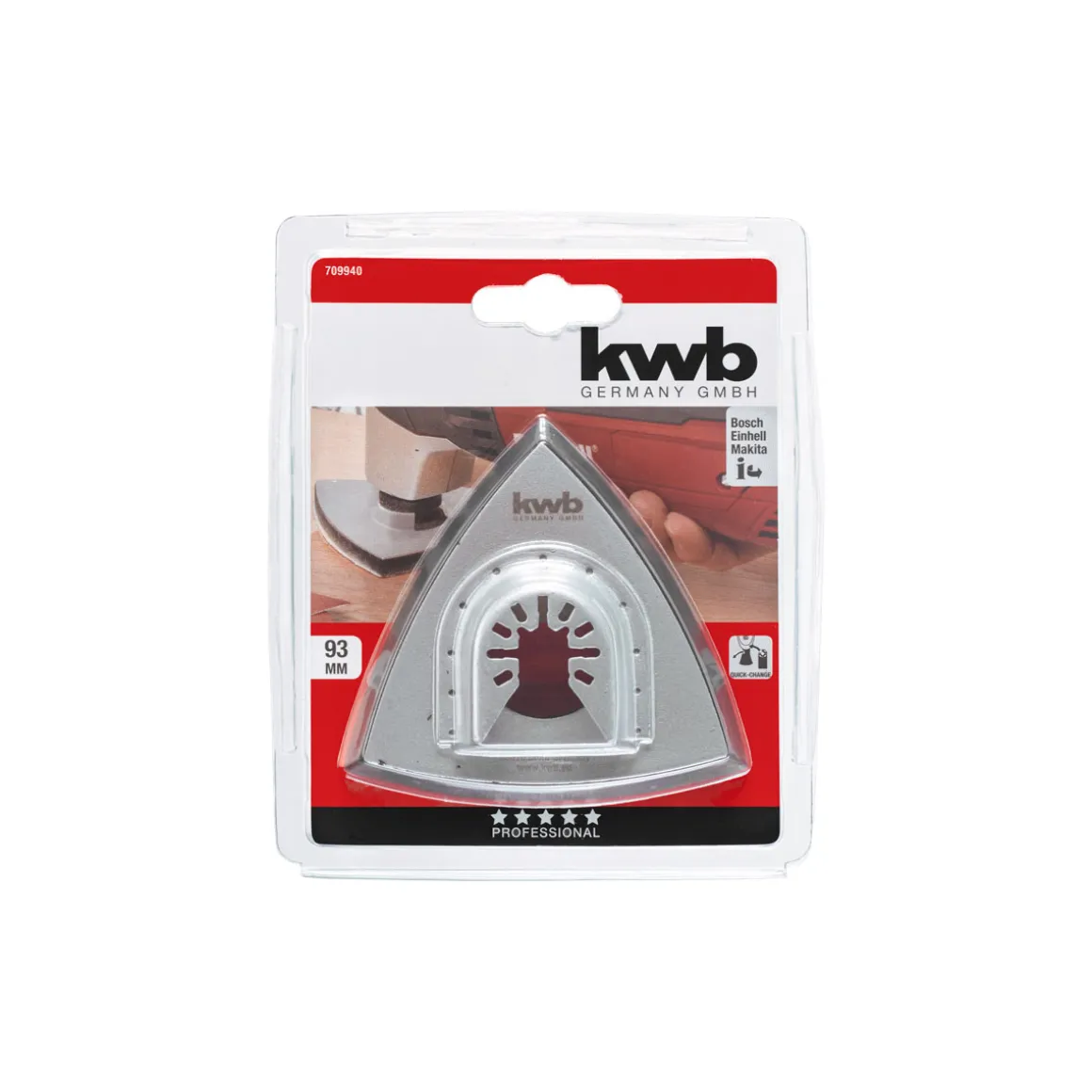 kwb Trägerplatte Delta Haftteller 93 mm
