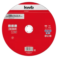 kwb Expert Inox-Gewebetrennscheibe für Metall gerade extradünn Ø 230 x 2 mm