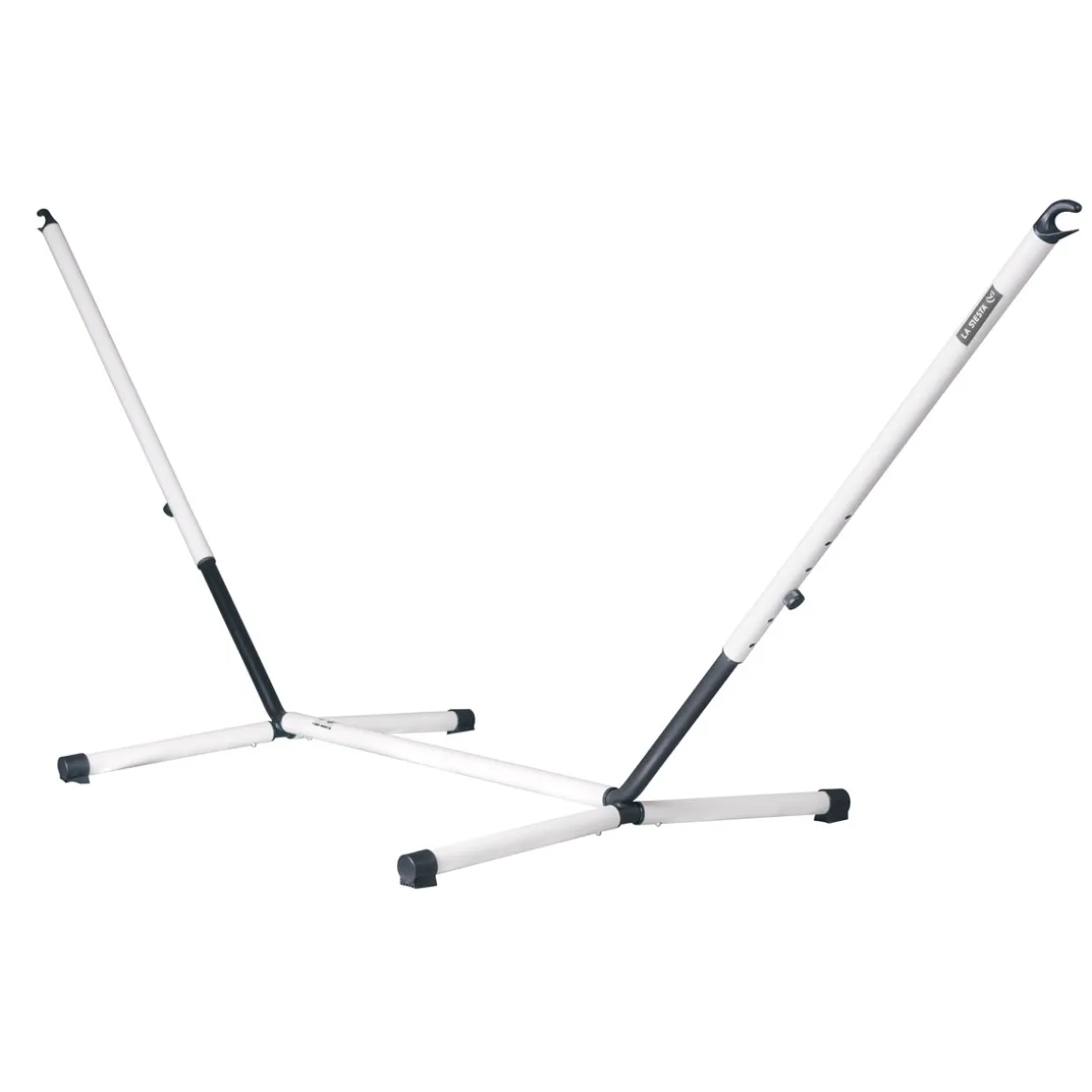 La Siesta Hängemattengestell Nautico Cool Grey pulverbeschichtestes Stahl für Einzelhängematten