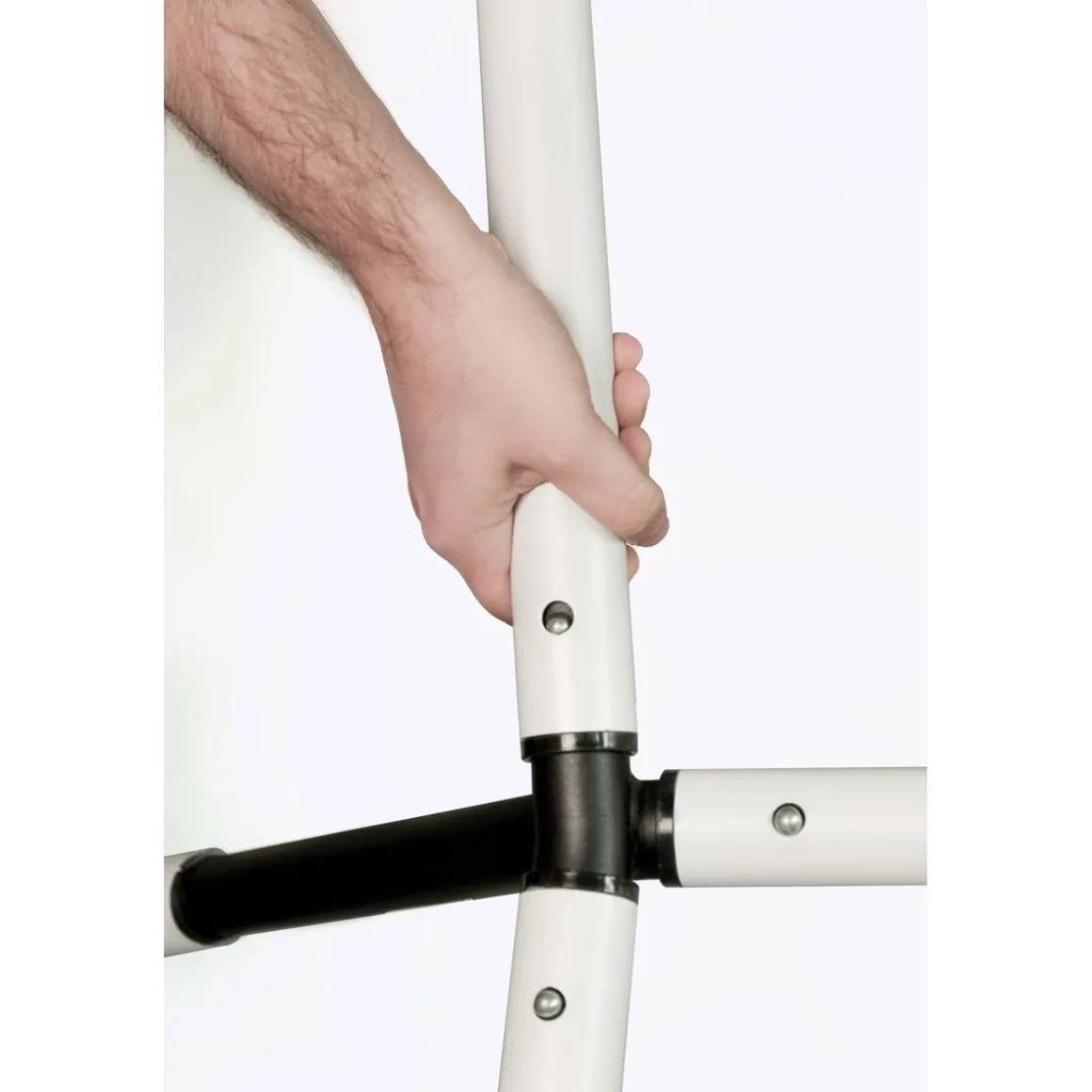 La Siesta Hängemattengestell Nautico Cool Grey pulverbeschichtestes Stahl für Einzelhängematten