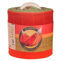 La Siesta Kingsize-Hängematte Flora Chilli Baumwolle