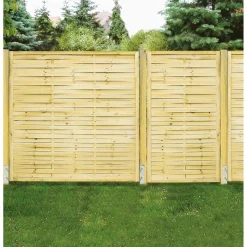 Lamellenzaun Schwarzwald 90 x 180 cm