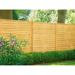 Lamellenzaun Schwarzwald 90 x 180 cm