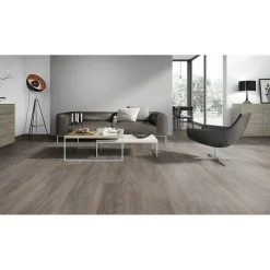 Laminatboden Deluxe BS 4V Eiche gebuerst 1286 x 194 x 8 mm