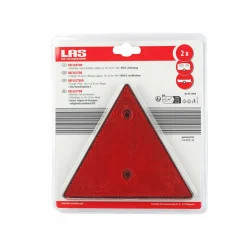 LAS 10210 Dreieck Reflektor 2 Stk rot