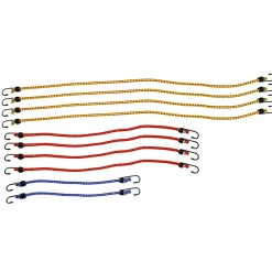 LAS 12039 Gepäckarm Set 10- teilig mit Stahlhaken