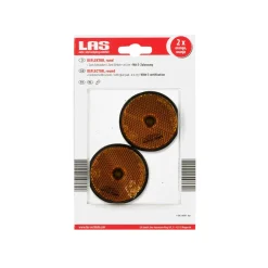 LAS 10202 Reflektor 2 Stk orange 60 mm rund