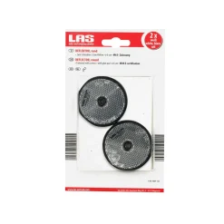 LAS 10201 Reflektor 2 Stk weiß 60 mm rund