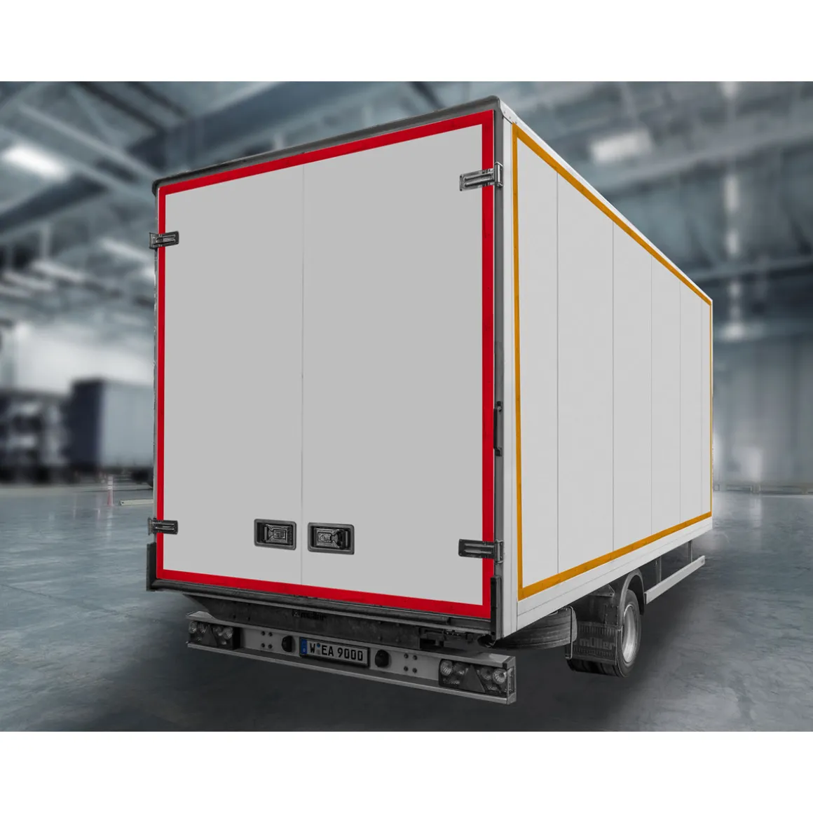 LAS 10215 Reflektorband selbstklebend rot 2m