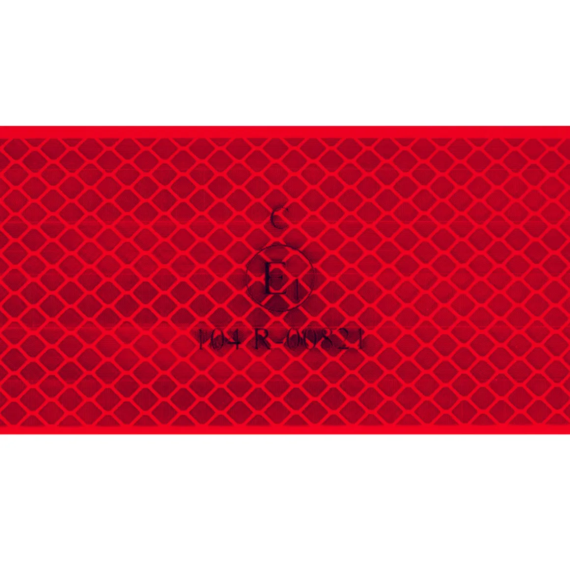 LAS 10215 Reflektorband selbstklebend rot 2m