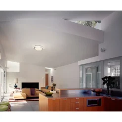 Ledvance SMART+ Deckenleuchte Orbis Moon Durchmesser 48 cm weiß-schwarz