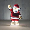 LED-Weihnachtsmann rot mit Timer 26x8x40 cm
