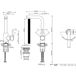 Lenz Waschtischarmatur HOKU chrom