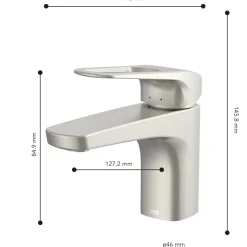 Lenz Waschtischarmatur INOA Edelstahloptik