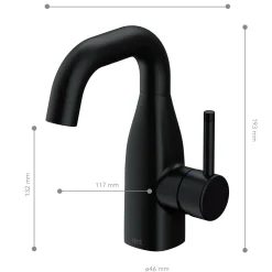 Lenz Waschtischarmatur POLA schwarz