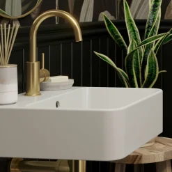 LENZ Waschtischarmatur Moana Easy-Clean Gold