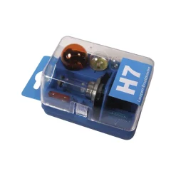 Leuchten-Set H7 blau 5-teilig