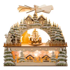 Lichterbogen mit beweglicher Pyramide