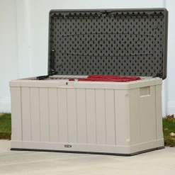 Lifetime Kissenbox Harmony 440 L 64x127,9x67,2cm Lichtgrau