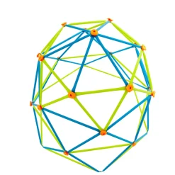 Lifetime Klettergerüst Geodome 238x238x223cm Blau Lime