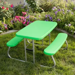 Lifetime Tisch für Kinder mit Klappfunktion 90x82,5x53,5cm Grün