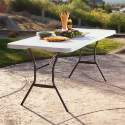 Lifetime Tisch mit Klappfunktion 76,2x183,8x73,7cm Weiß